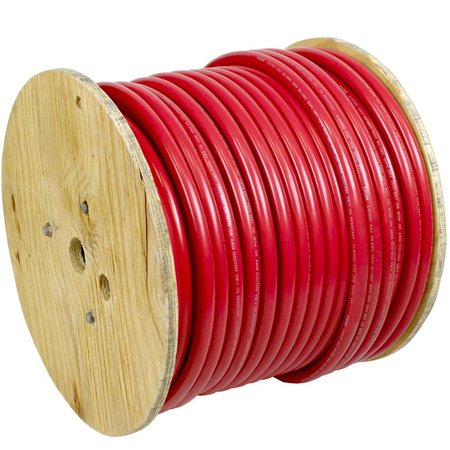 PACER GROUP Pacer Red 4 AWG Battery Cable, 250' WUL4RD-250